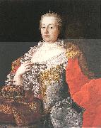 MEYTENS, Martin van Queen Maria Theresia sg Sweden oil painting reproduction